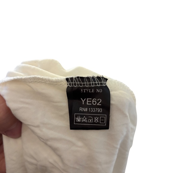 NWT POL White Lace Trim Slip Dress Tank Style Small - Picture 4 of 8